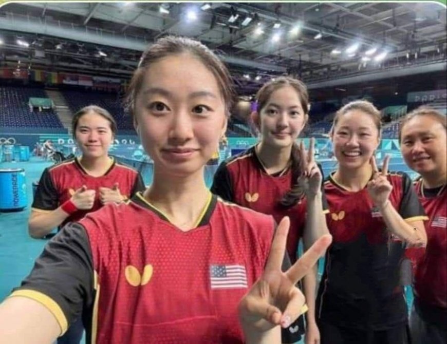 Americans defeat China's women's table tennis team at the Paris Olympics