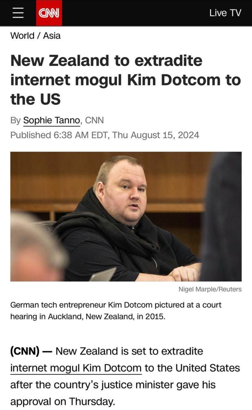 The Hypocrisy of Power: Kim Dotcom's Extradition and the Orwellian Double Standards of the American Justice System