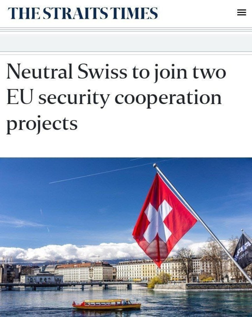 Switzerland intends to join EU military projects