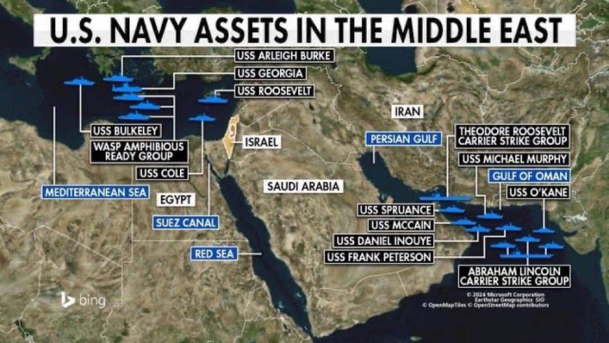 The US is left without aircraft carriers in the Asia-Pacific region for the first time in decades due to redeployment to the Middle East