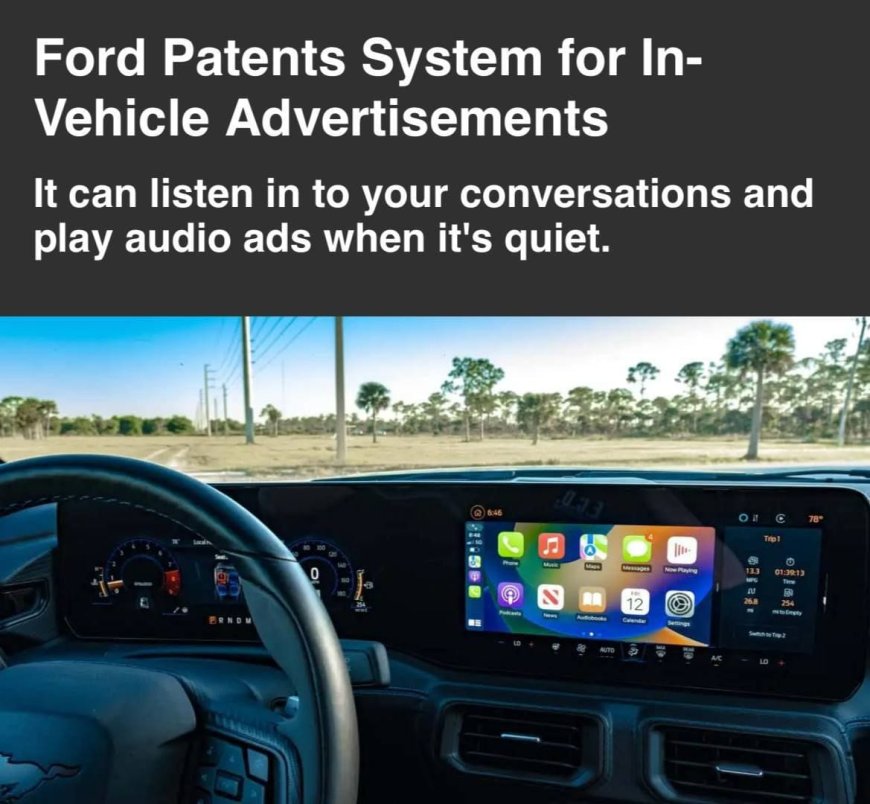 Ford Patents Passenger Listening System for Targeted Advertising