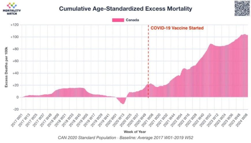 Canada's 400% Increase in Excess Deaths After COVID-19 Vaccines: Fact or Fiction?