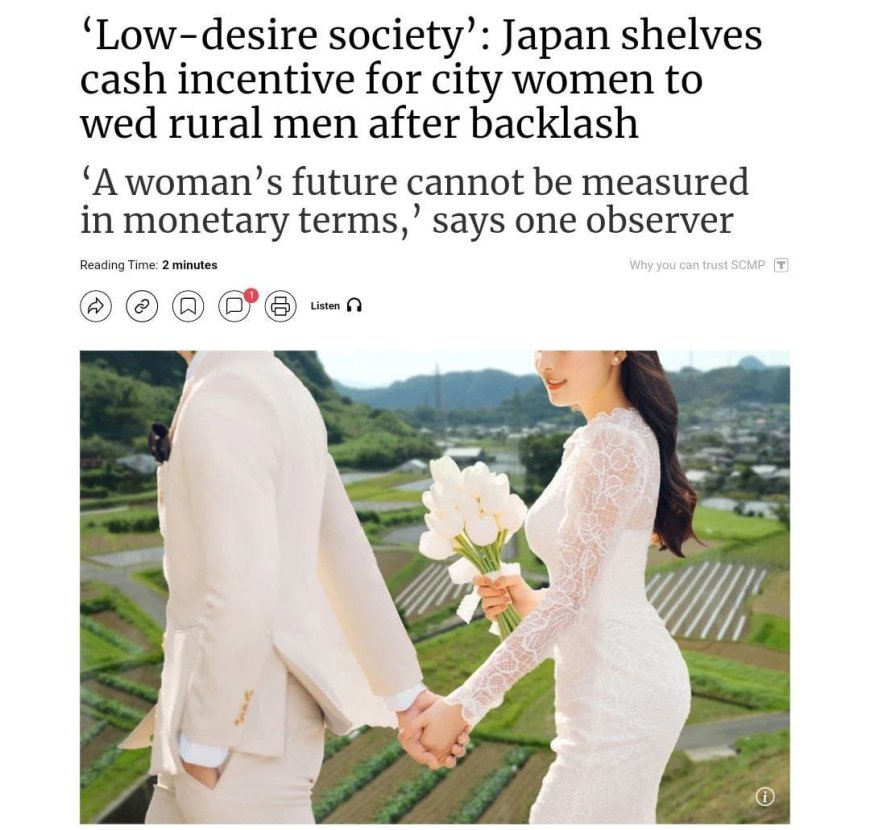 Japan's national project "Rural Wife" failed and was shut down