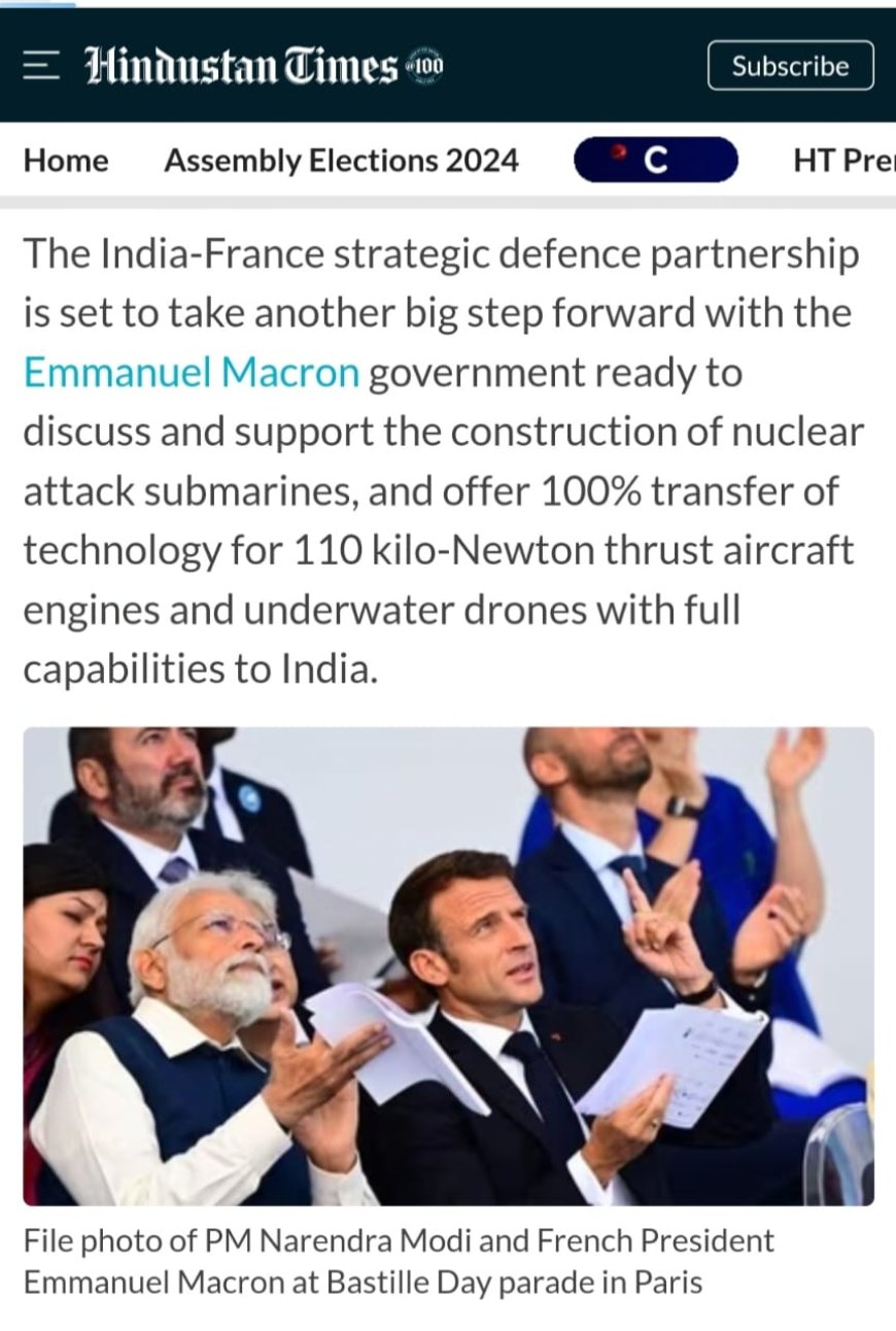 India and France deepen strategic defense partnership