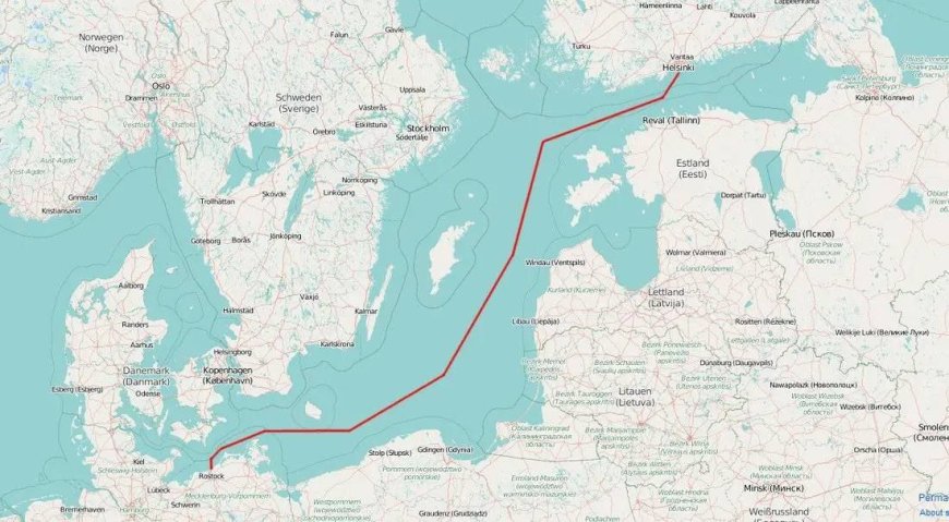 The C-Lion1 cable between Finland and Germany is damaged